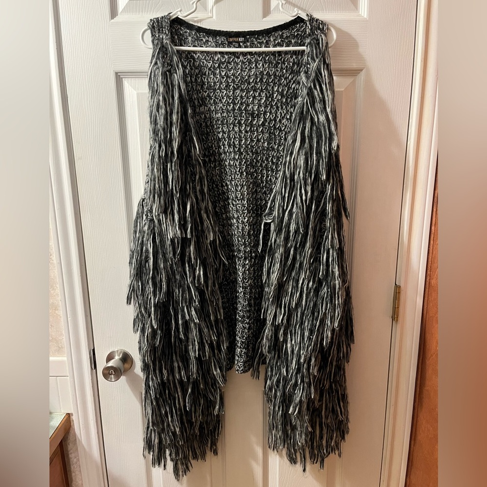 Fringe, Knitted Vest
